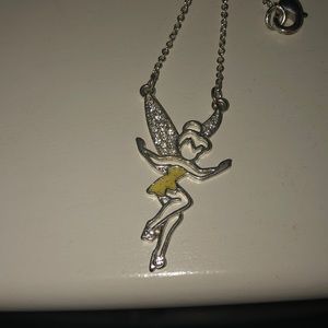 A Disney tinker bell necklace
